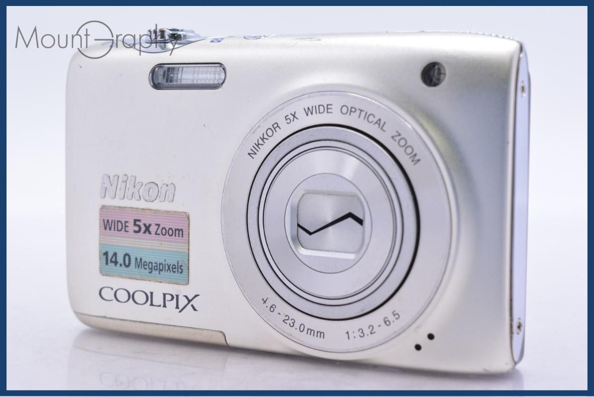 Compact Digital Camera Nikon Coolpix S3100 5X #Yk7393