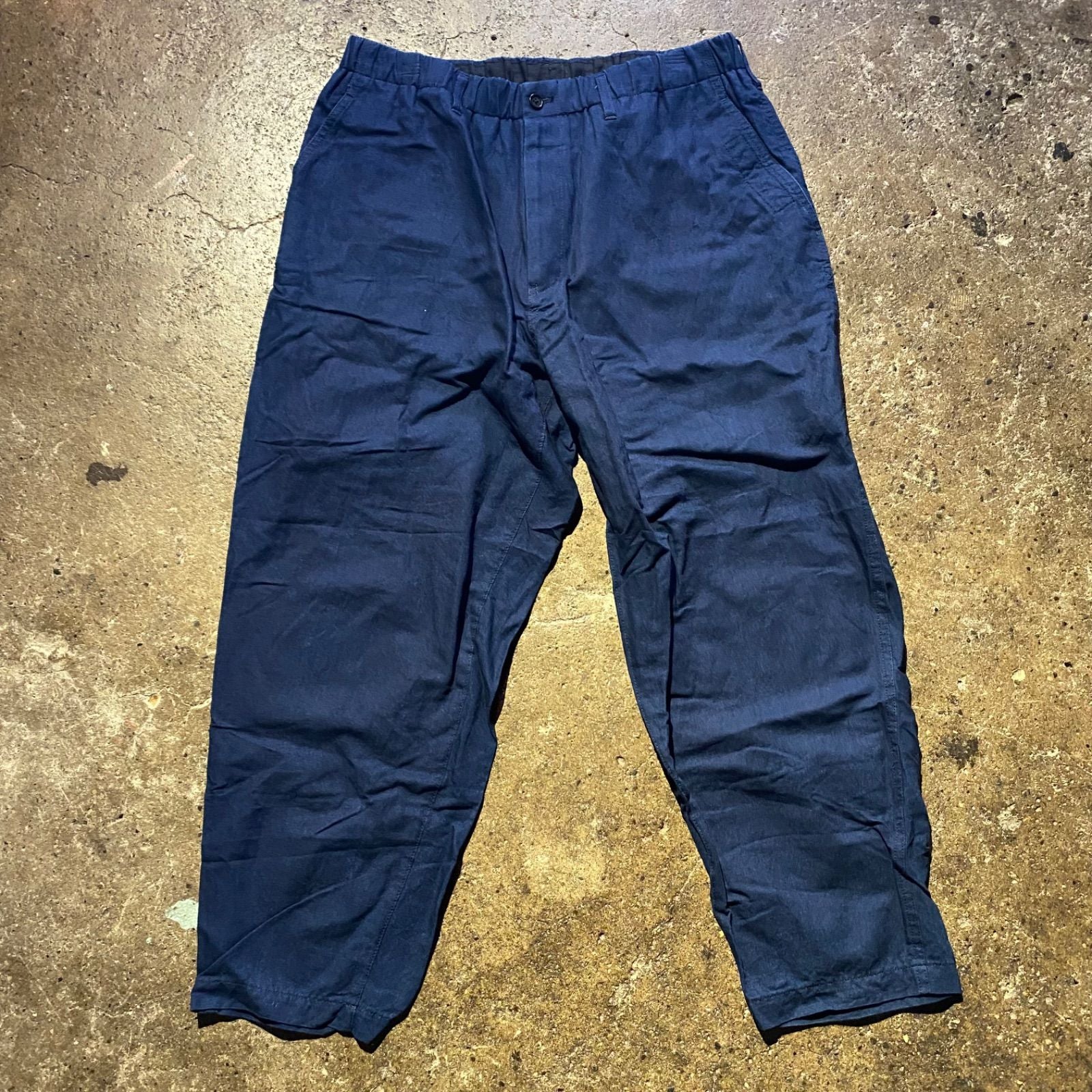Yohji Yamamoto Pour Homme Wide Pants/Easy Pants 25Ss Indigo Dyeing Double
