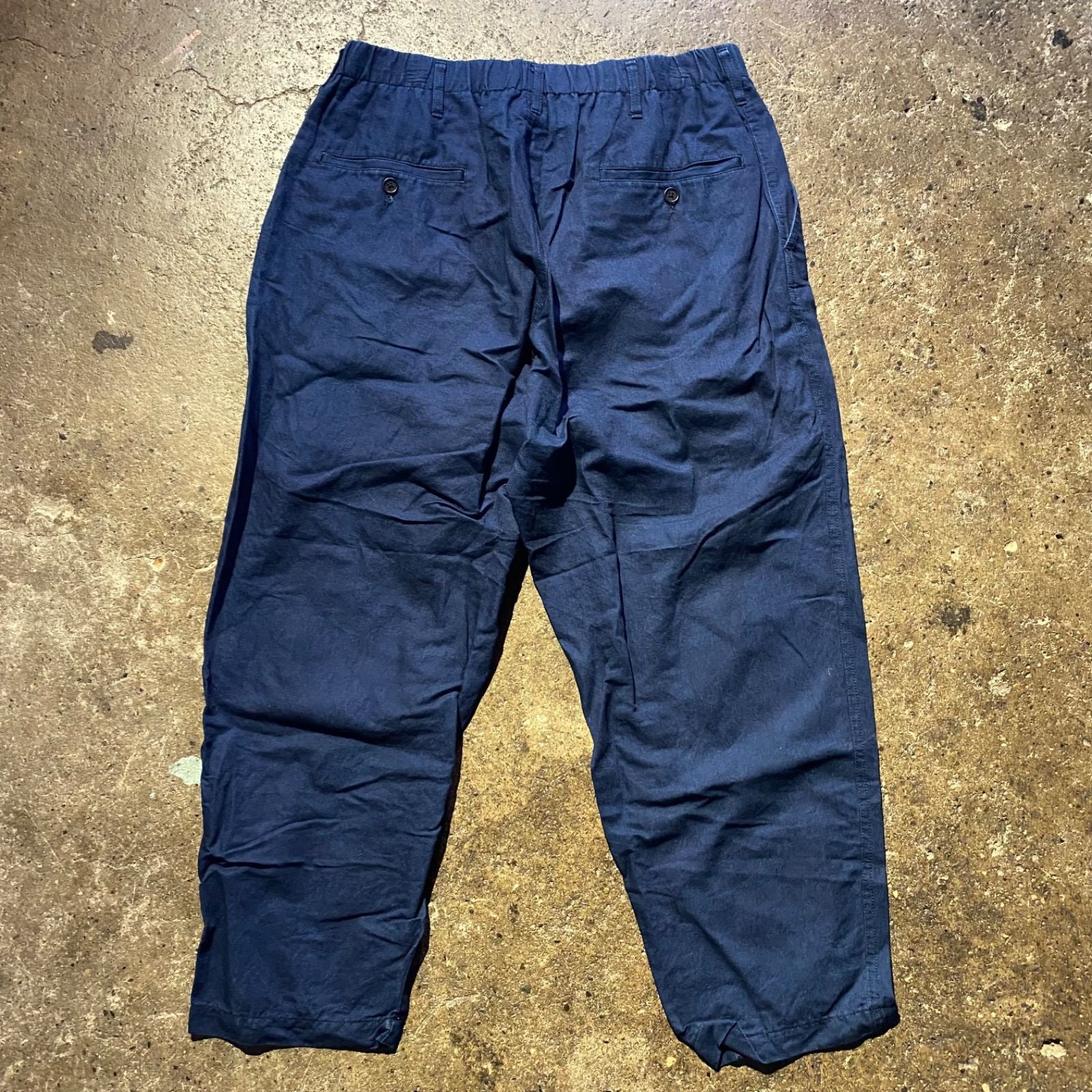 Yohji Yamamoto Pour Homme Wide Pants/Easy Pants 25Ss Indigo Dyeing Double