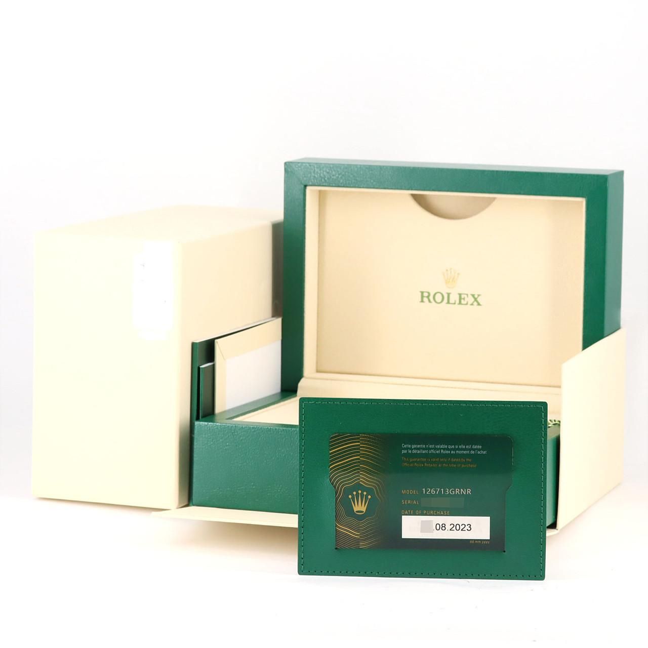 Rolex Automatic Winding Clock Gmt 126713Grnr Ssxyg X