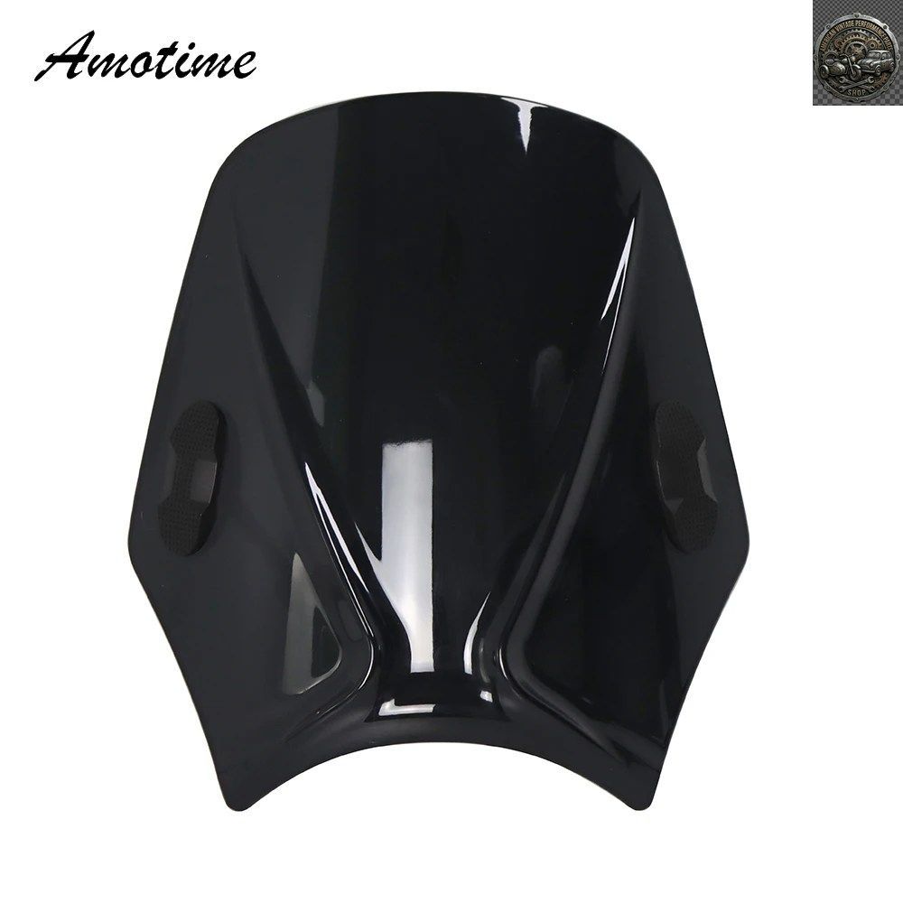 No Brand Others Motorcycle Windshield Round Headlight Street Bikes Windscreen