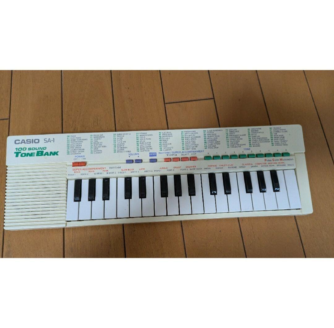 Casio Keyboard Electronic Piano Sa-1 100 Sound Tone Bank