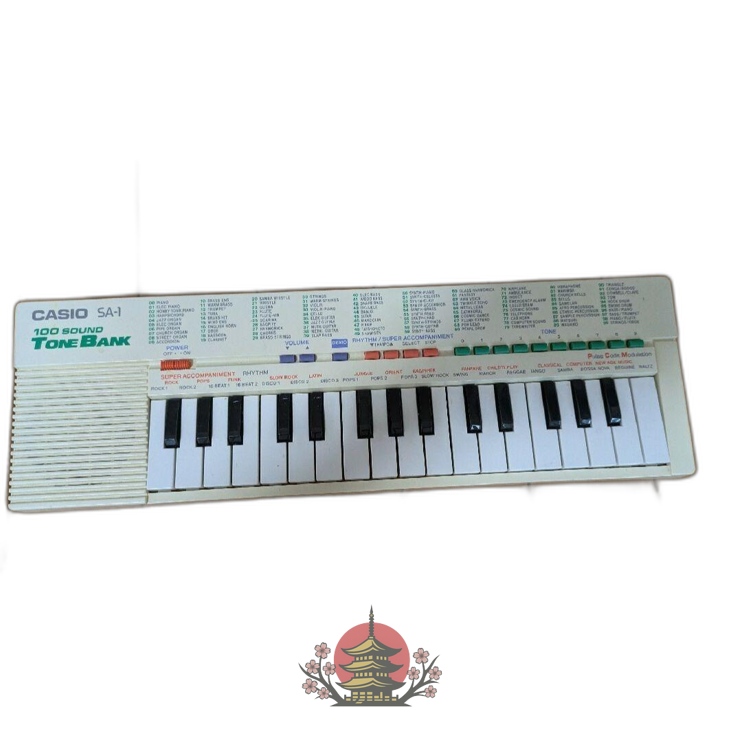 Casio Keyboard Electronic Piano Sa-1 100 Sound Tone Bank