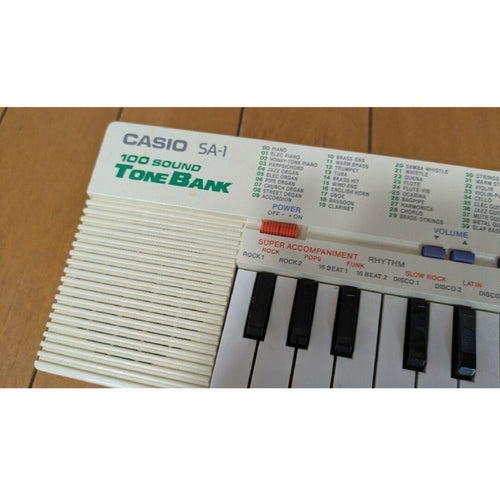 Casio Keyboard Electronic Piano Sa-1 100 Sound Tone Bank