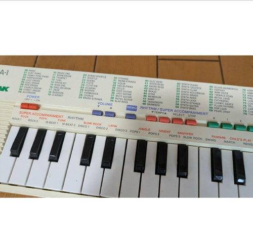 Casio Keyboard Electronic Piano Sa-1 100 Sound Tone Bank