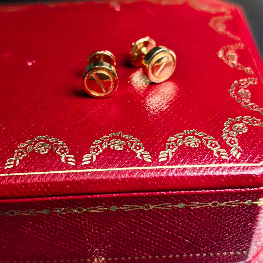Cartier Earrings (Pairs) K18Pg