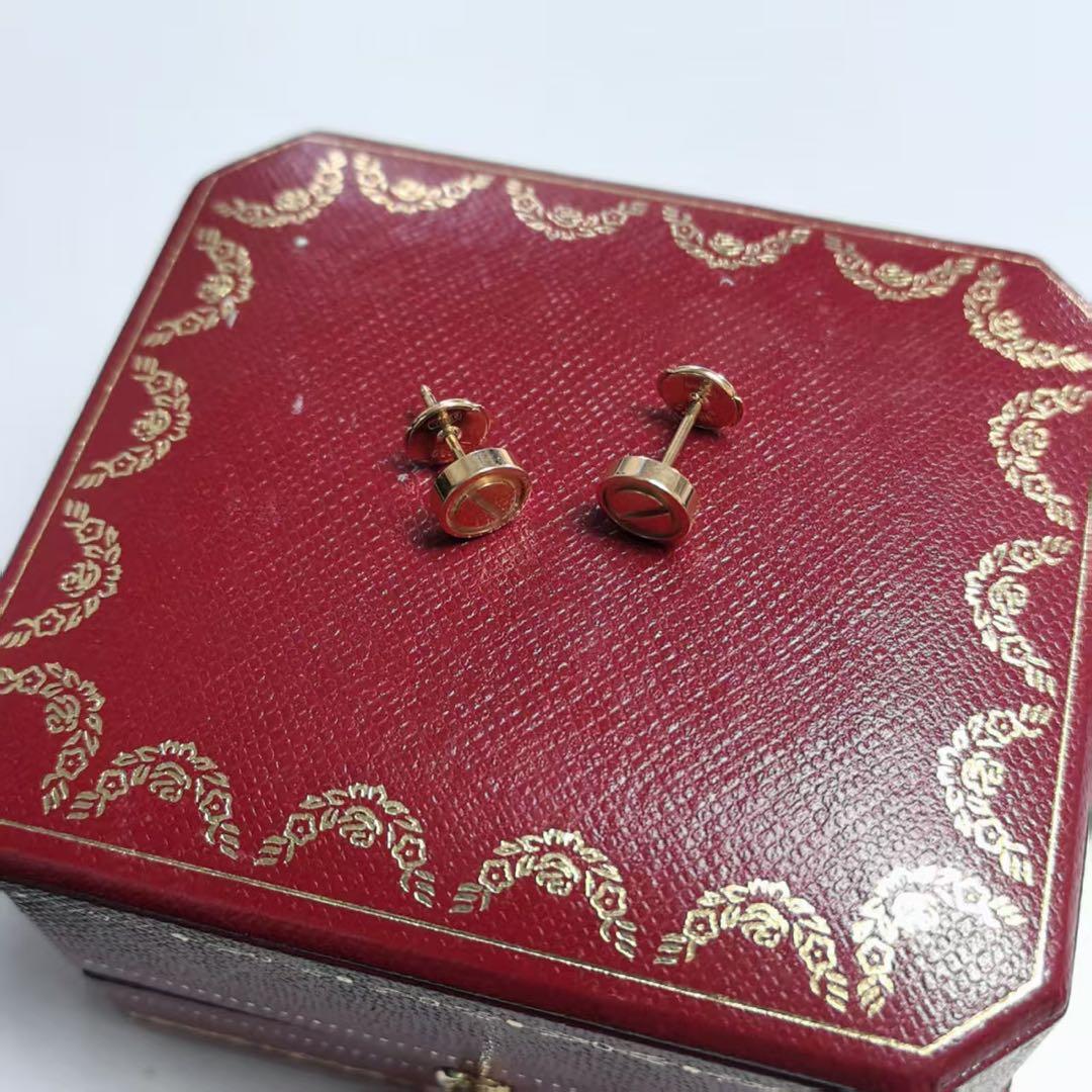 Cartier Earrings (Pairs) K18Pg