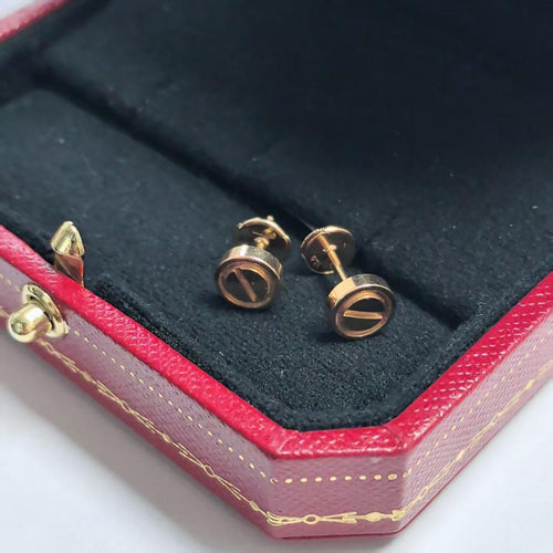 Cartier Earrings (Pairs) K18Pg