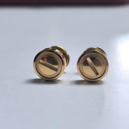 Cartier Earrings (Pairs) K18Pg