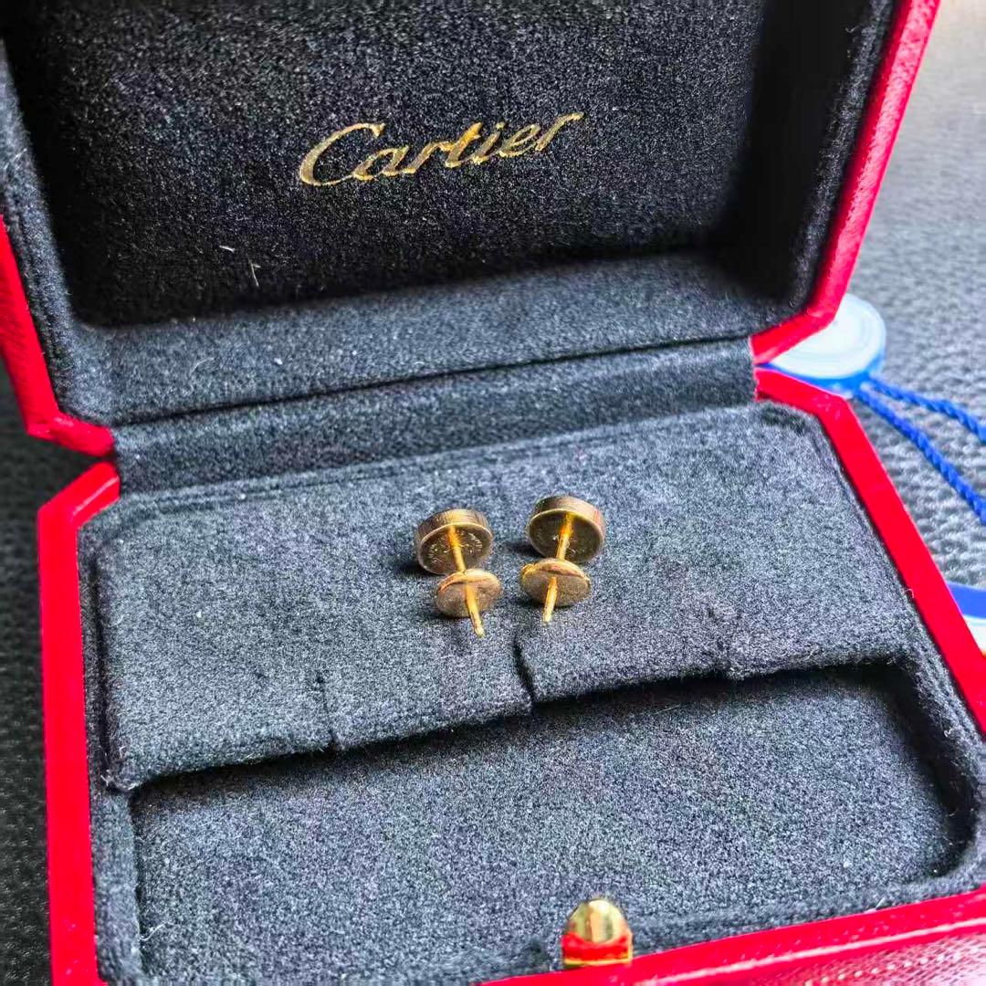 Cartier Earrings (Pairs) K18Pg