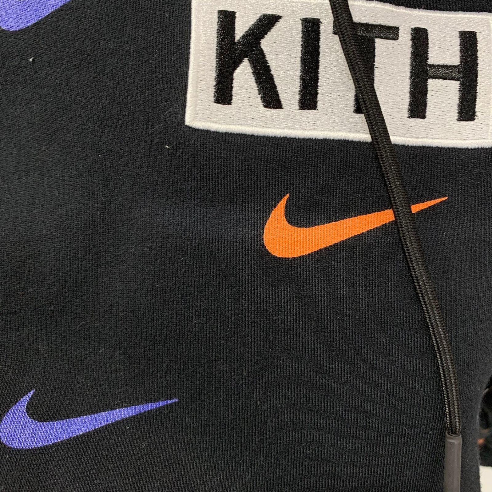 Nike Hoodie Kith For New York Knicks Aop Cz1792-010 L 201Mt-5314