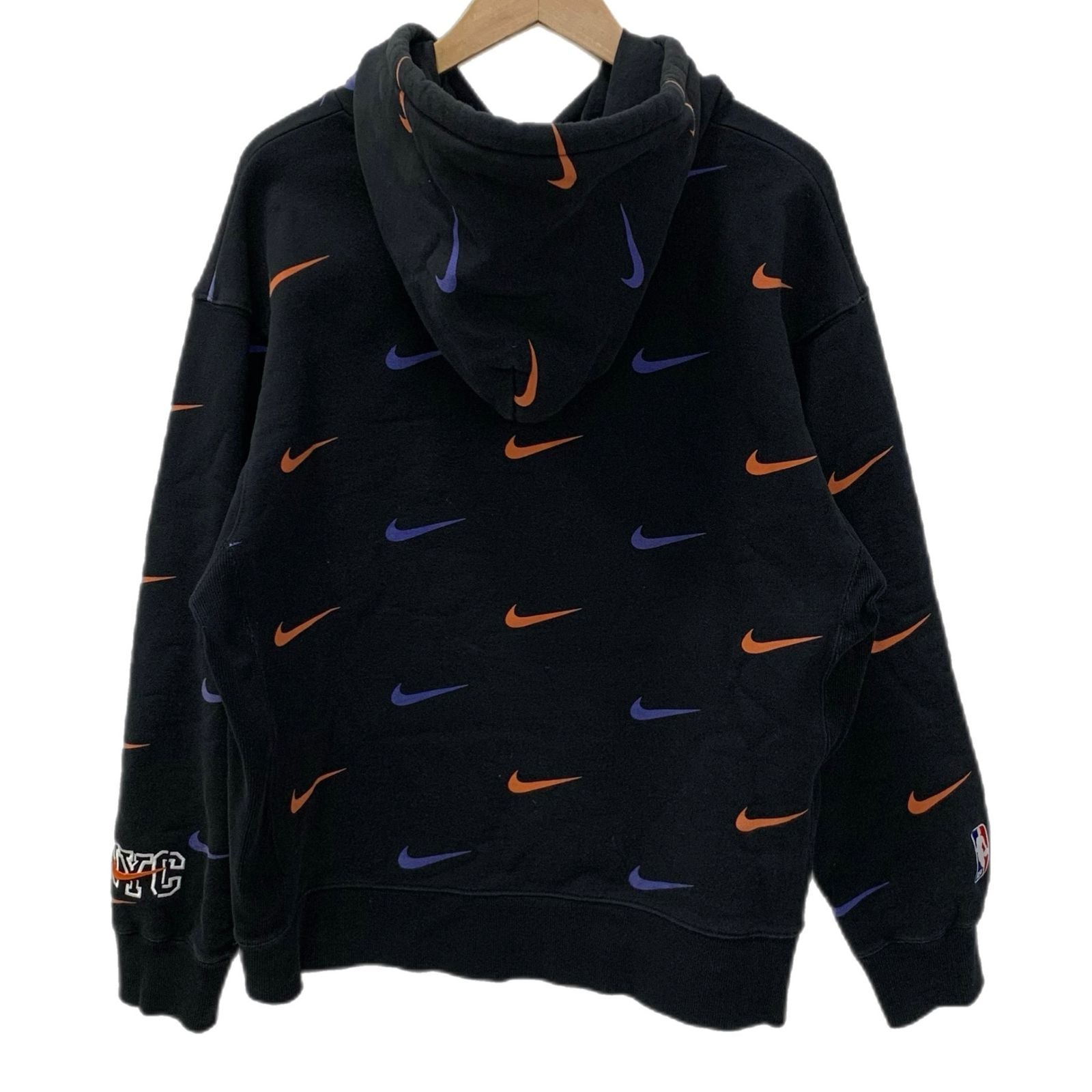 Nike Hoodie Kith For New York Knicks Aop Cz1792-010 L 201Mt-5314
