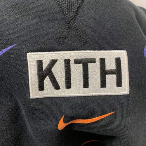 Nike Hoodie Kith For New York Knicks Aop Cz1792-010 L 201Mt-5314