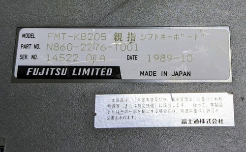Keyboards Fujitsu Fm Towns 2
