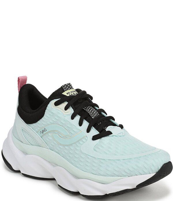 Sneakers Ryka Womens Rezorb Max Mesh Walking Opal Green