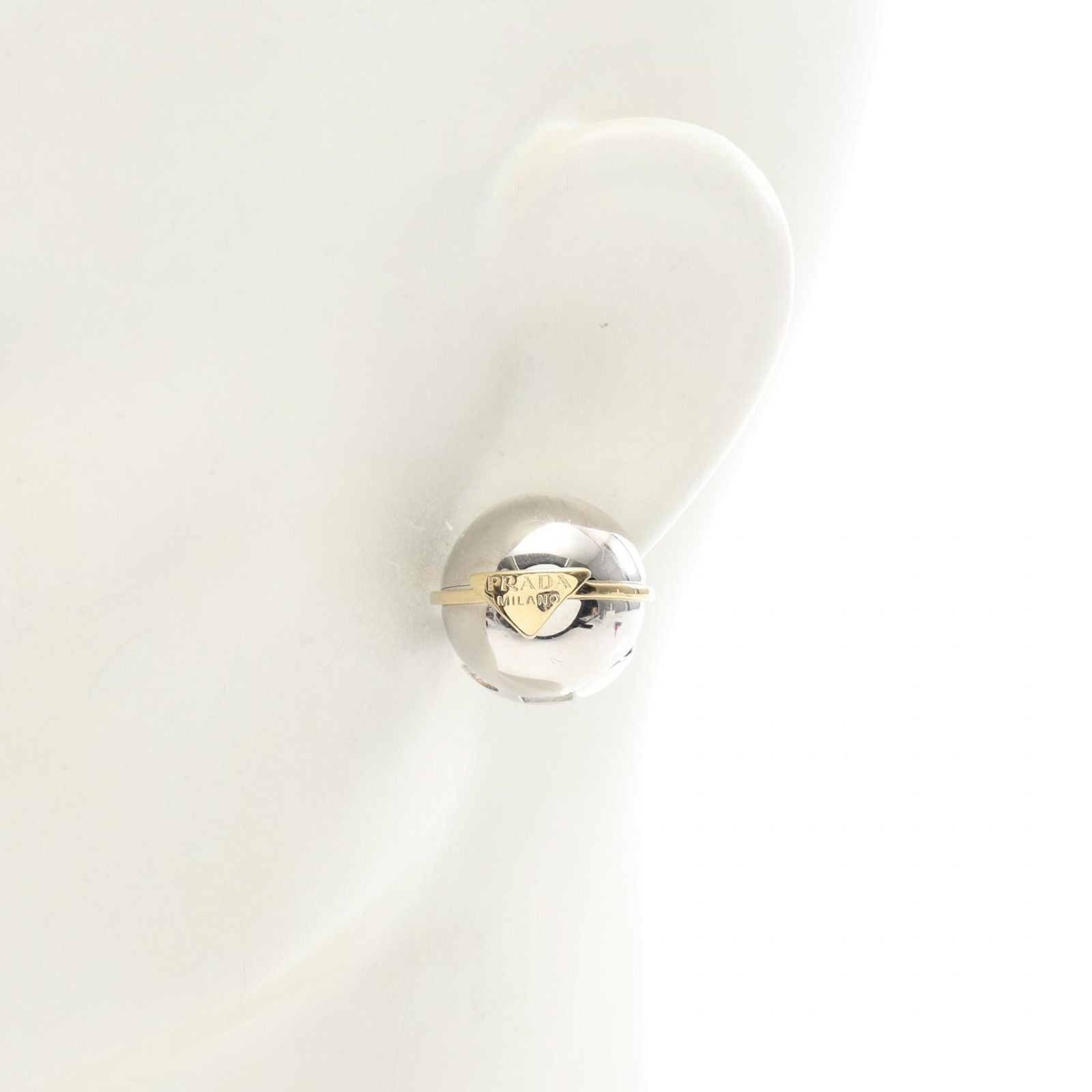 Prada Earrings (For One Ear) Gp Used A