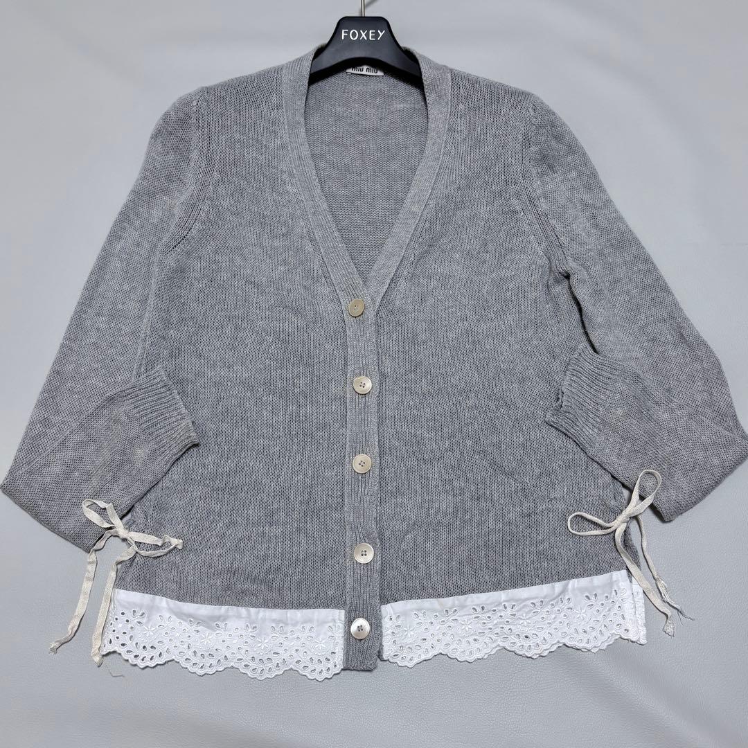 Miu Long-Sleeve V