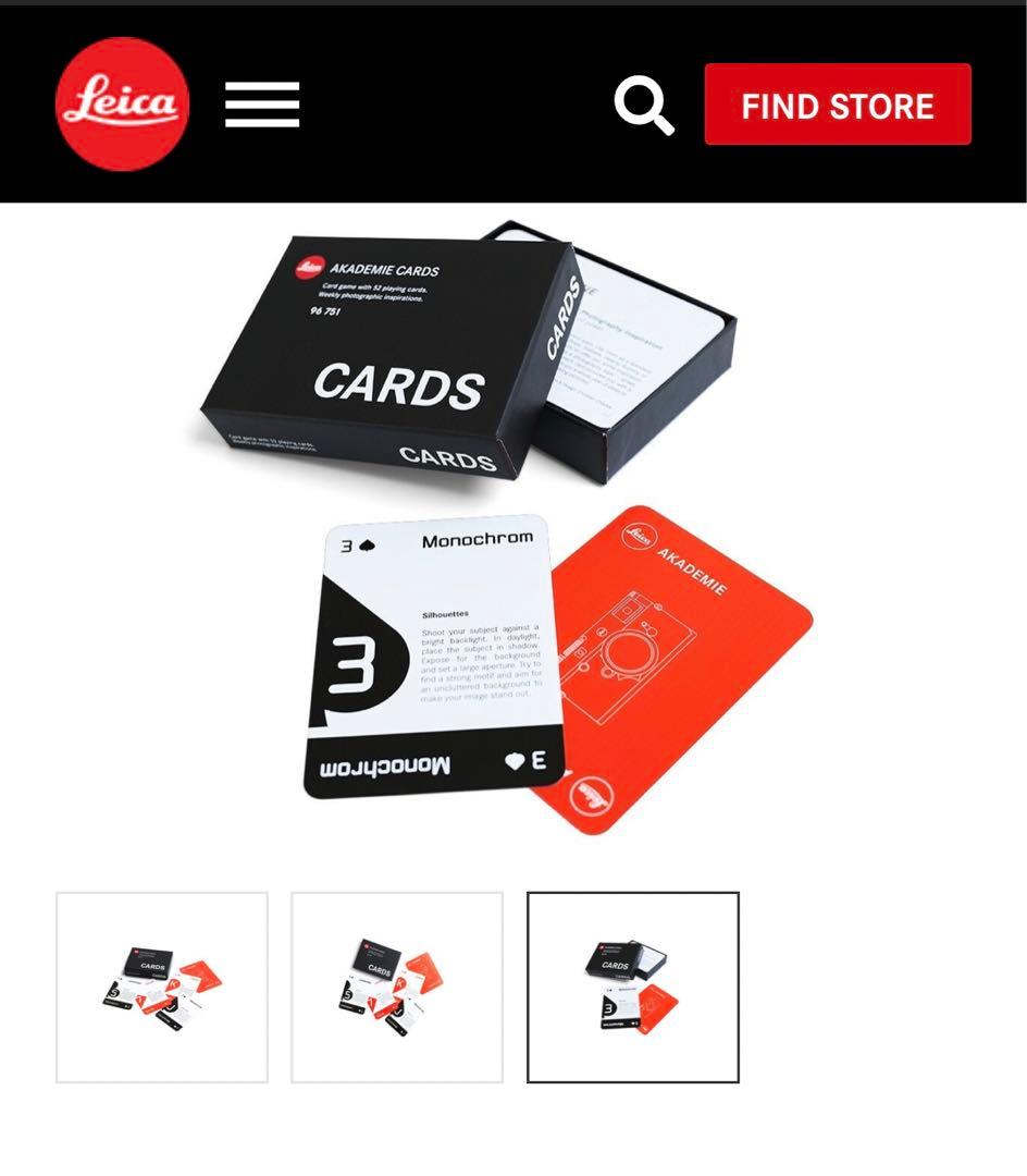 Leica Playing Cards Akademie 52