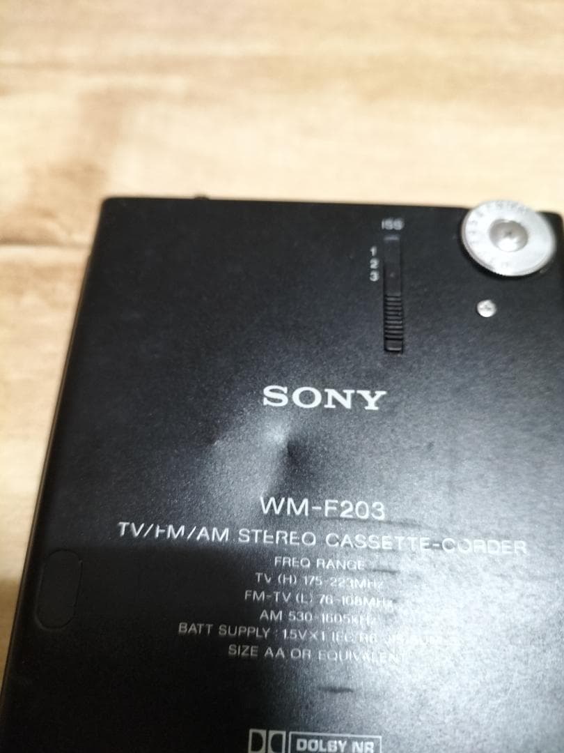 Sony Cassette Player Wm-F203 80