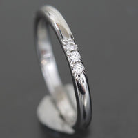Tiffany Ring 3P 4 Pt950 E2053