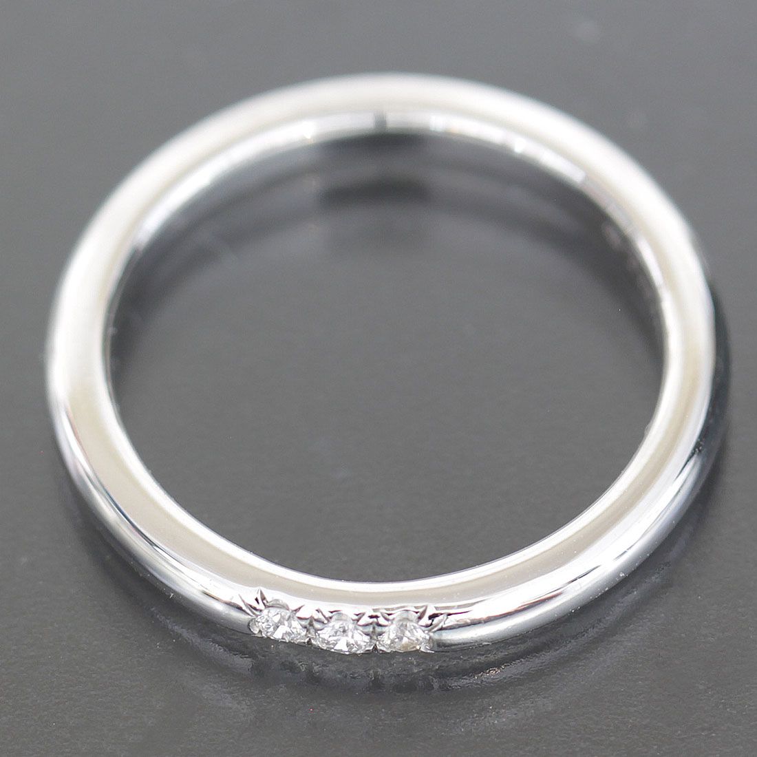 Tiffany Ring 3P 4 Pt950 E2053