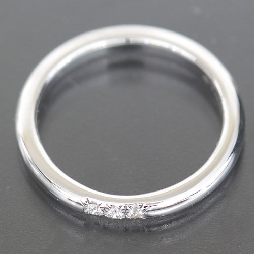 Tiffany Ring 3P 4 Pt950 E2053