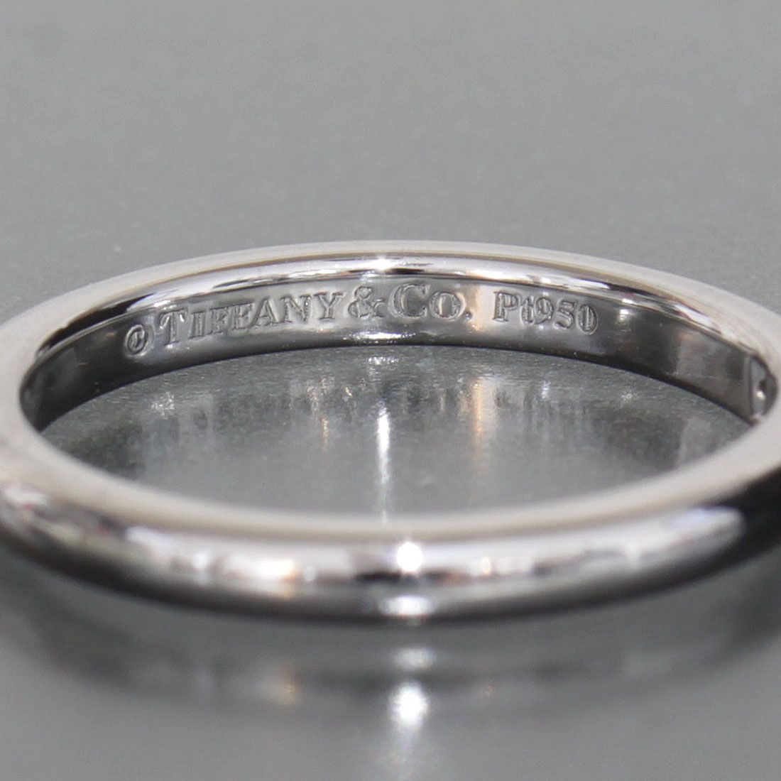 Tiffany Ring 3P 4 Pt950 E2053