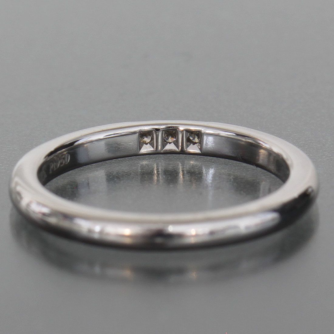 Tiffany Ring 3P 4 Pt950 E2053