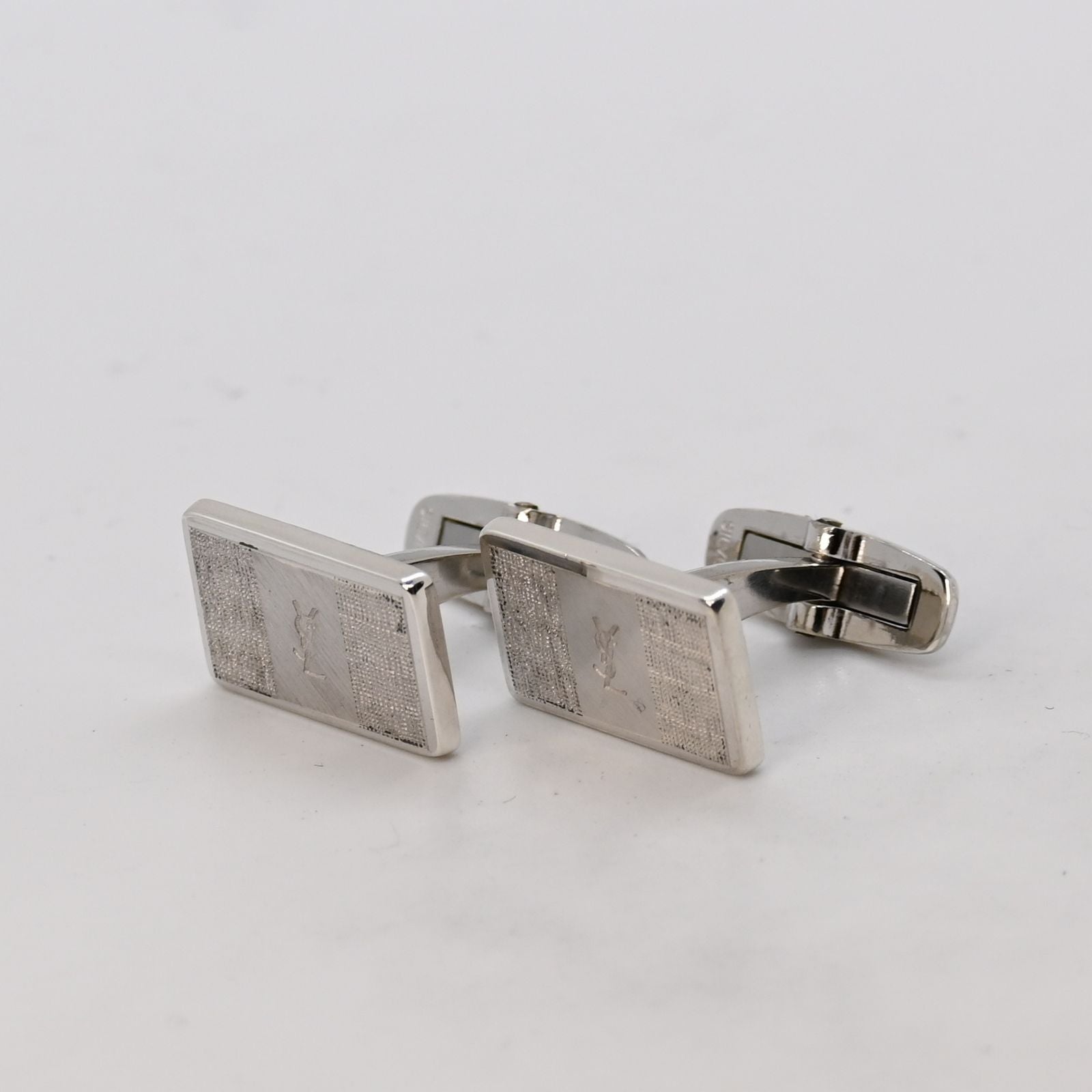 Yves Saint Laurent Cufflinks 925 Ag925