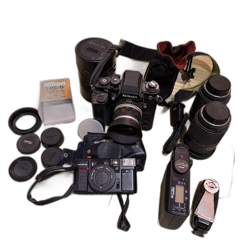Nikon Slr Camera (Film) F50 Olympus Zuiko