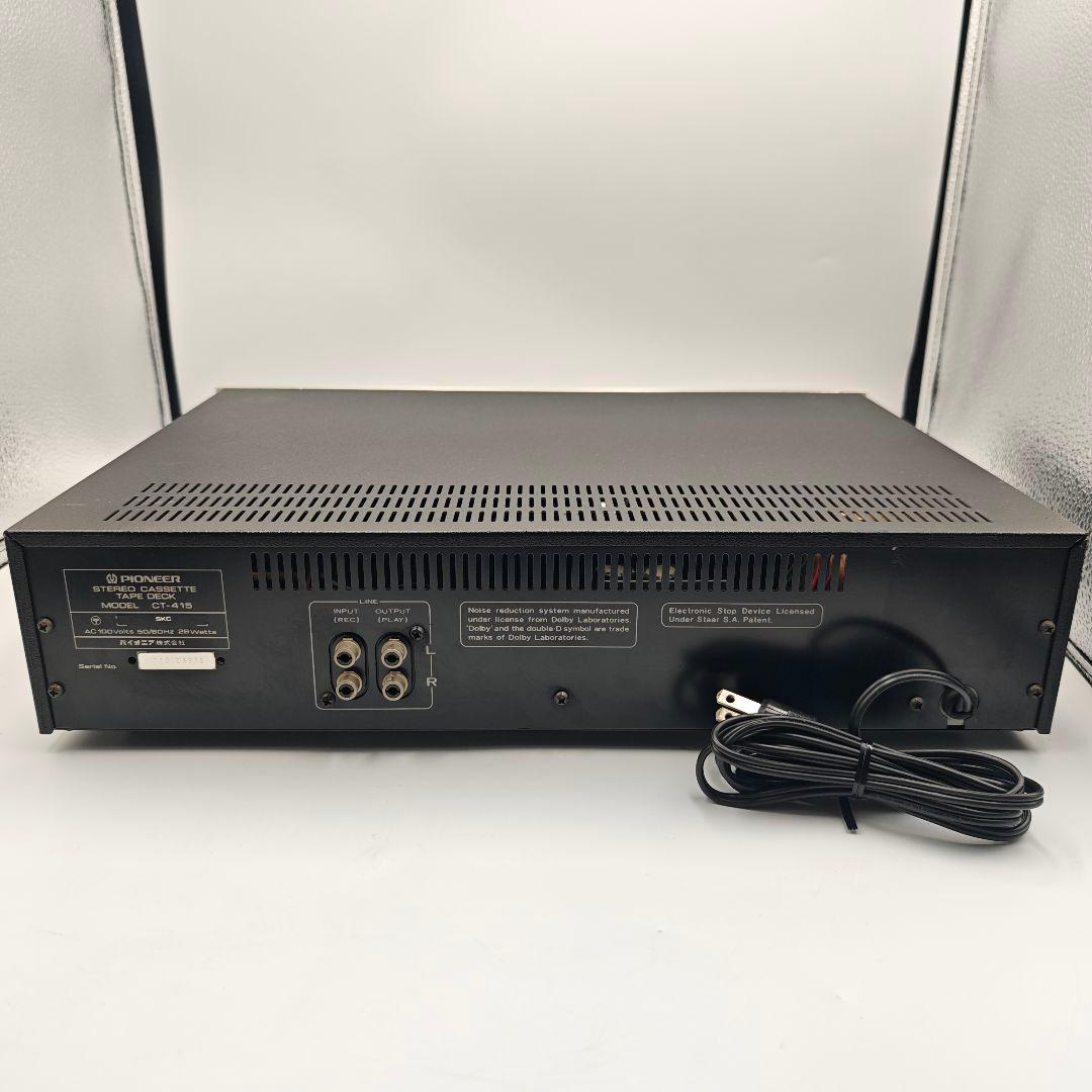 Pioneer Cd, Md Cassette Decks Ct-415