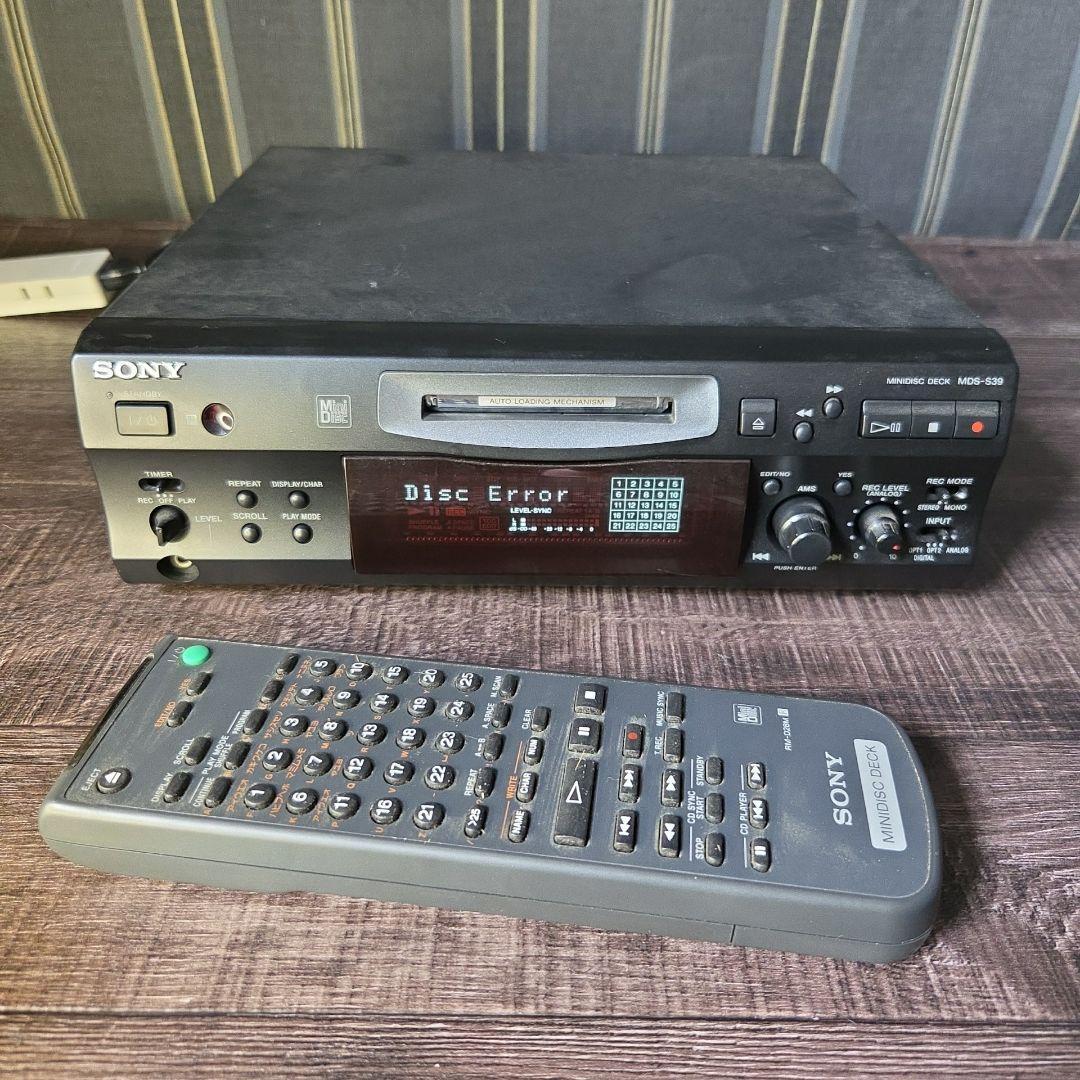 Sony Cd, Md Cassette Decks Mds-S39