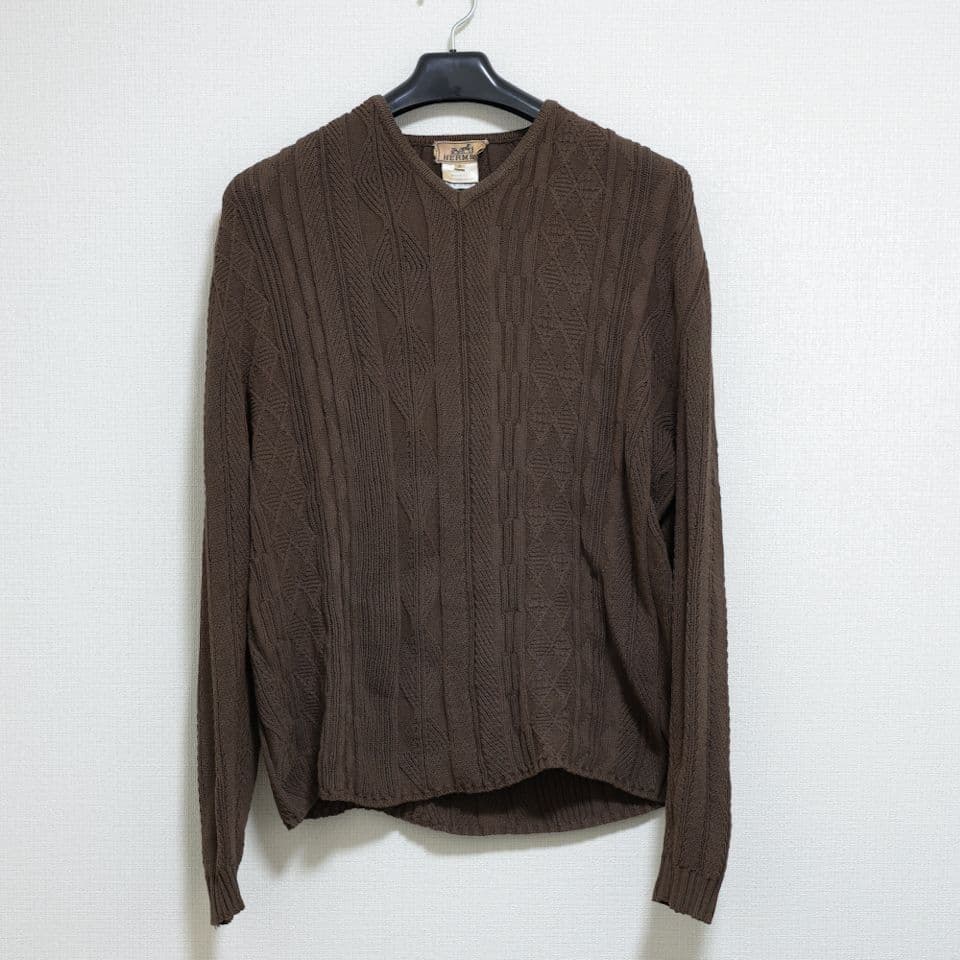 Hermes Knitted Tops Sweaters