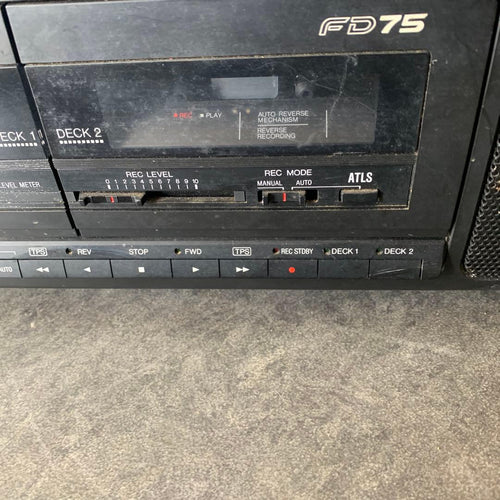 Panasonic Cd, Md Cassette Decks Fd75