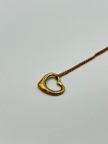 Tiffany Necklaces K18Yg 3.5G
