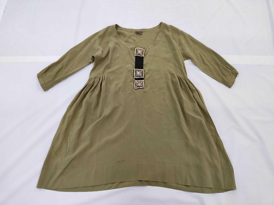 Fendi Long-Sleeve Three-Quarter-Sleeve 38