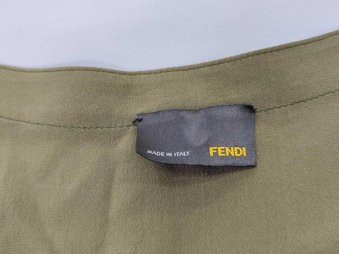 Fendi Long-Sleeve Three-Quarter-Sleeve 38