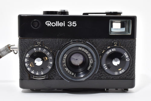 Rollei Compact Camera (Film) 35 Carl Zeiss Tessar F3.5 Singapore #A0756