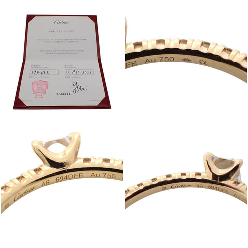 Cartier Ring 46 750 K18 Yg Etincelle De 4907