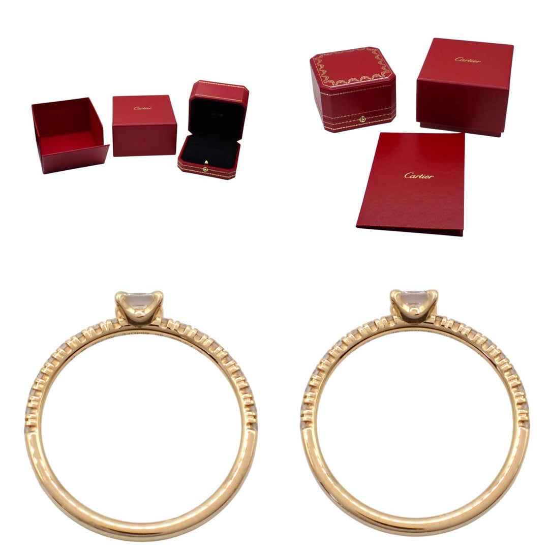 Cartier Ring 46 750 K18 Yg Etincelle De 4907