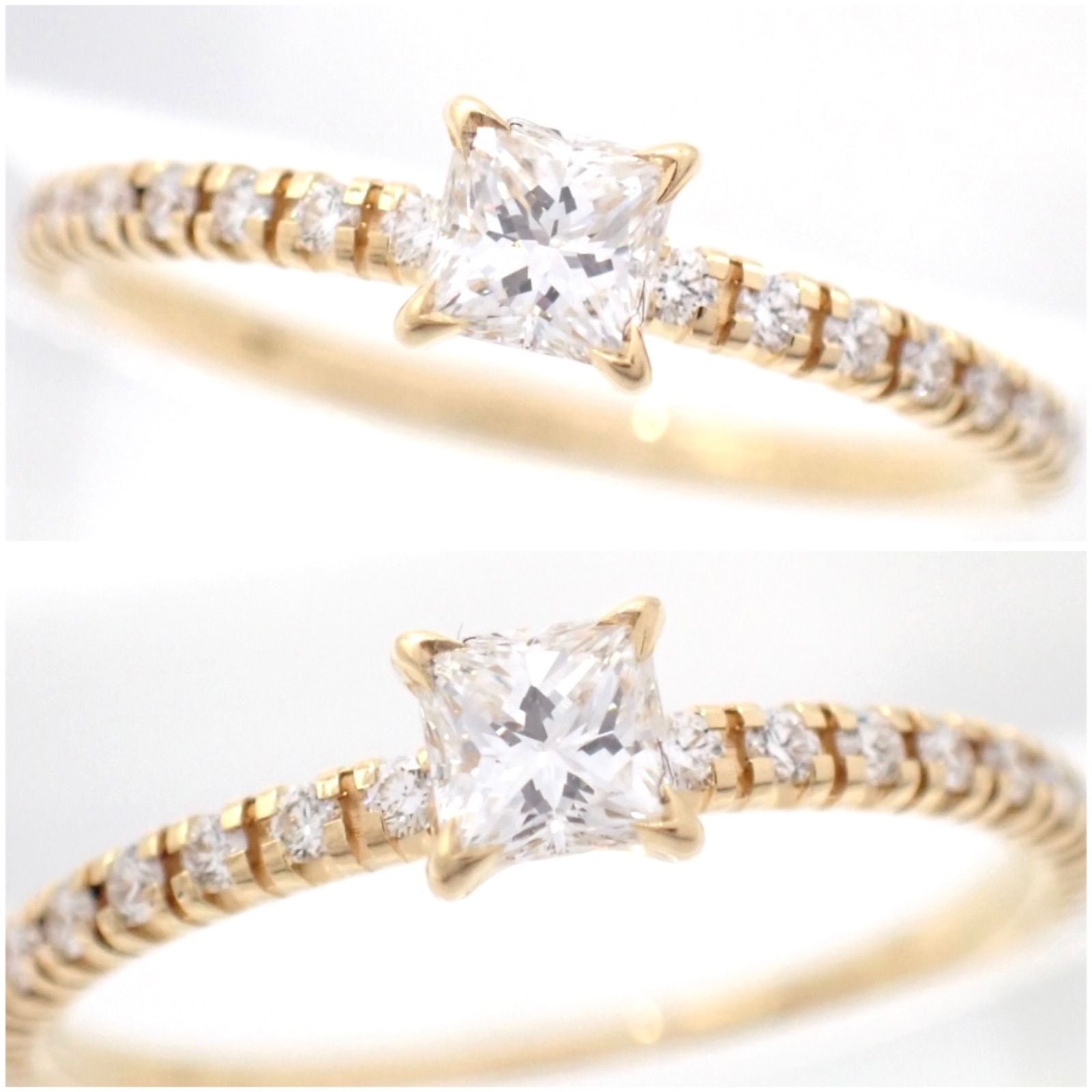 Cartier Ring 46 750 K18 Yg Etincelle De 4907