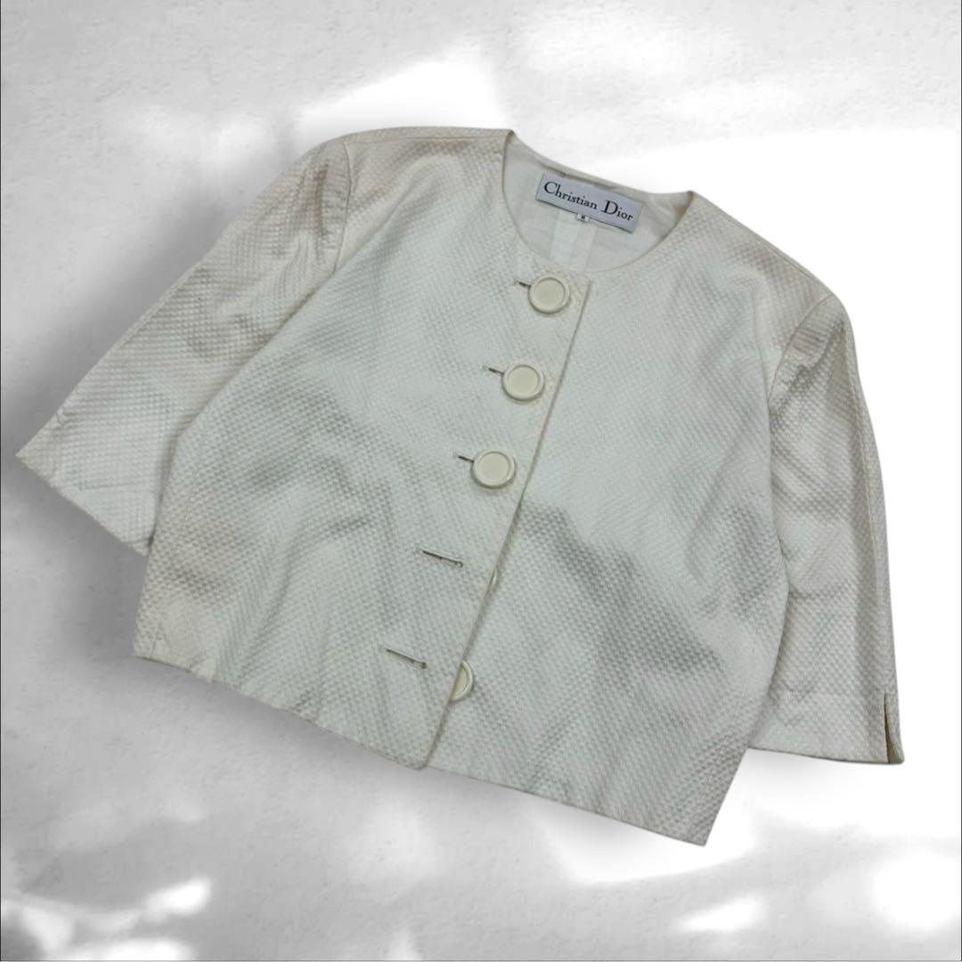 Christian Dior Collarless Jackets M C4