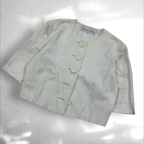 Christian Dior Collarless Jackets M C4