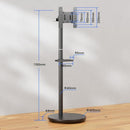 Tv Stand Metiya 49 16Kg Vesa 75X75/100X100/200X200/150X150/100X200/150X200Mm 0