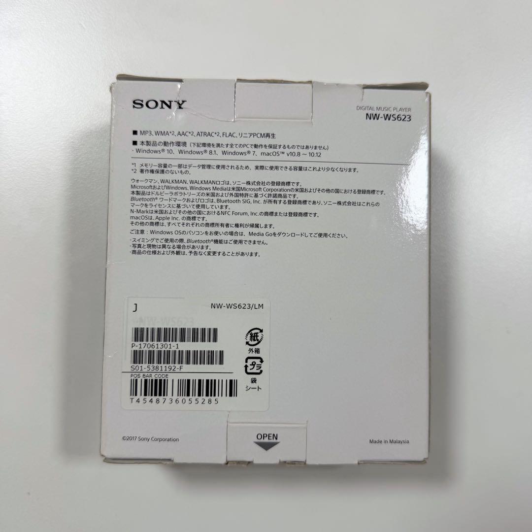 Sony Wireless Earphones Walkman Nw-Ws623 4Gb