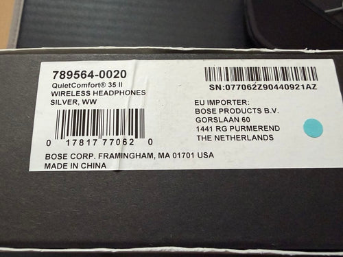 Bose Wireless Headphones Quietcomfort 35 Ii