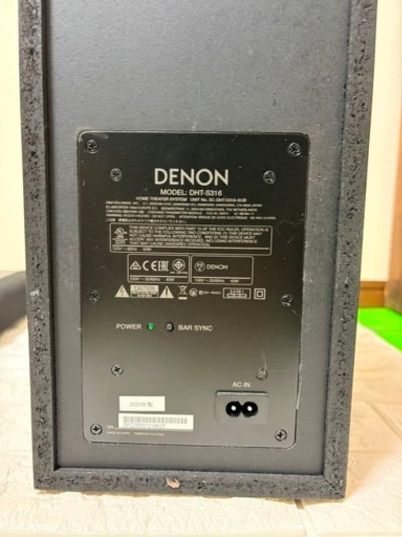 Surround Speakers, Rear Soundbars Denon Dht-S316