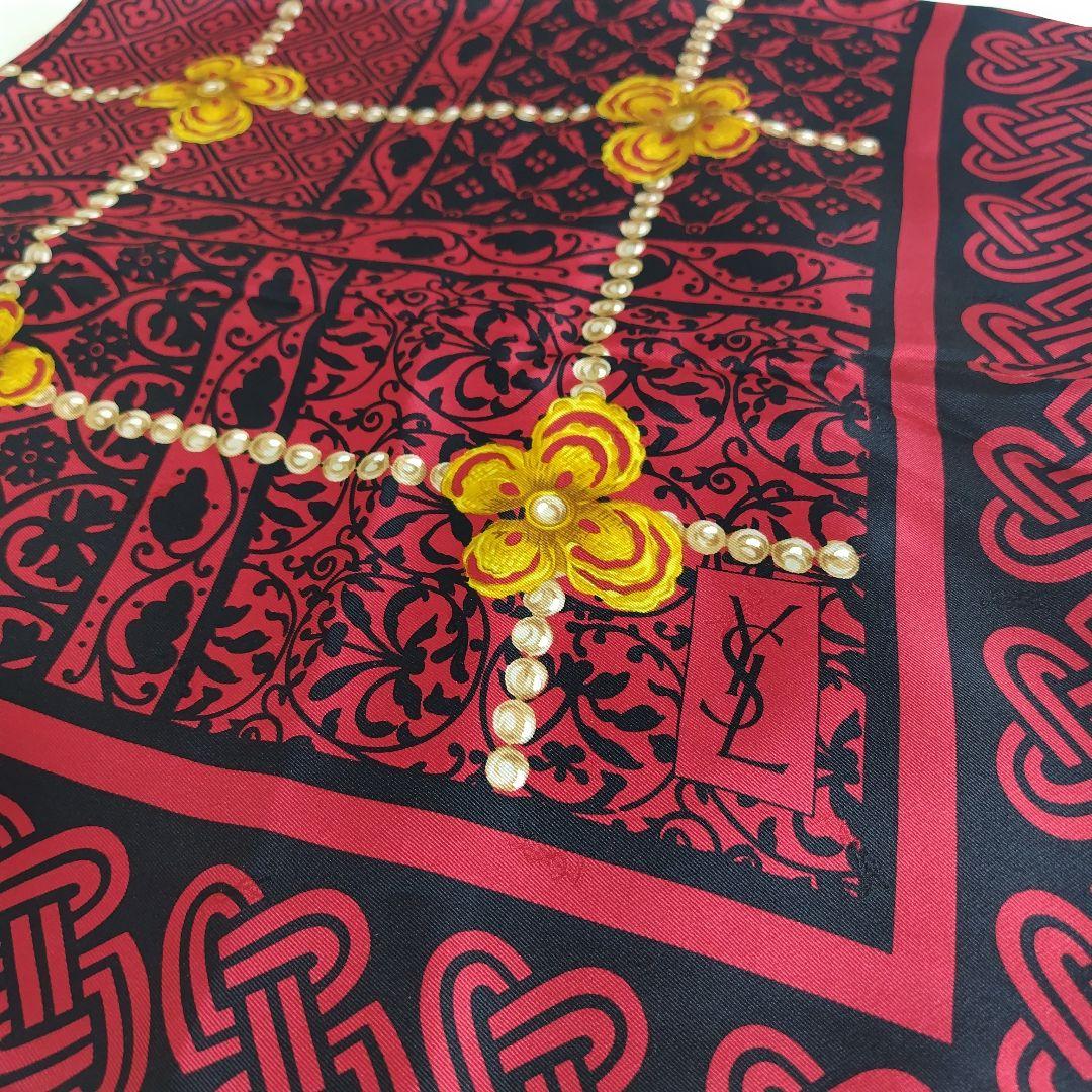 Yves Saint Laurent Bandanas Thin Scarves Ysl