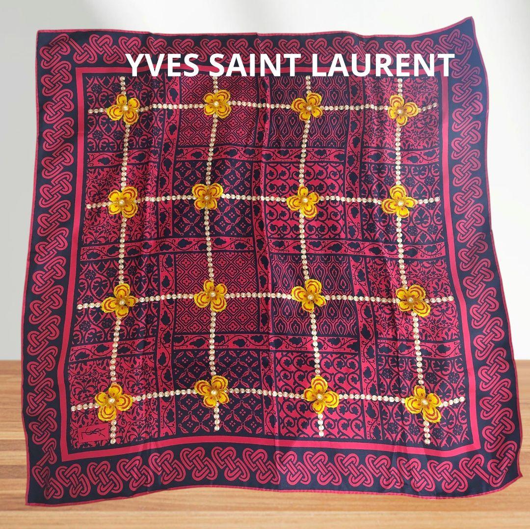 Yves Saint Laurent Bandanas Thin Scarves Ysl