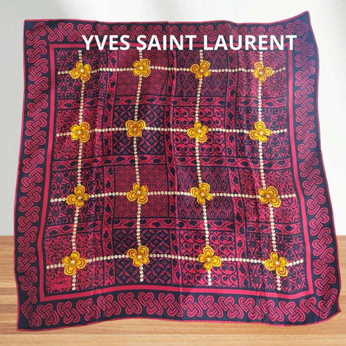 Yves Saint Laurent Bandanas Thin Scarves Ysl
